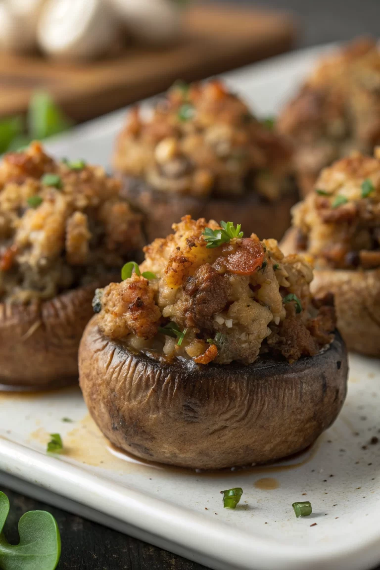 Sausage Stuffed Mushrooms Recipe