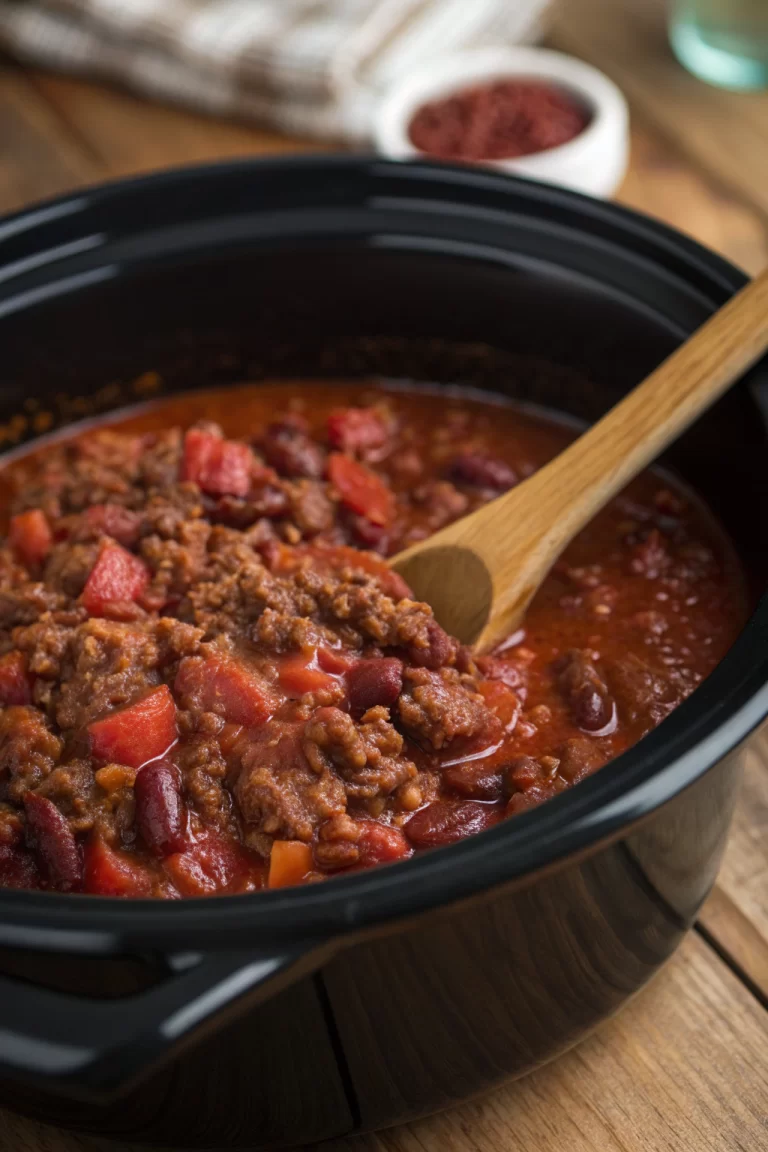 Slow Cooker Chili Recipe