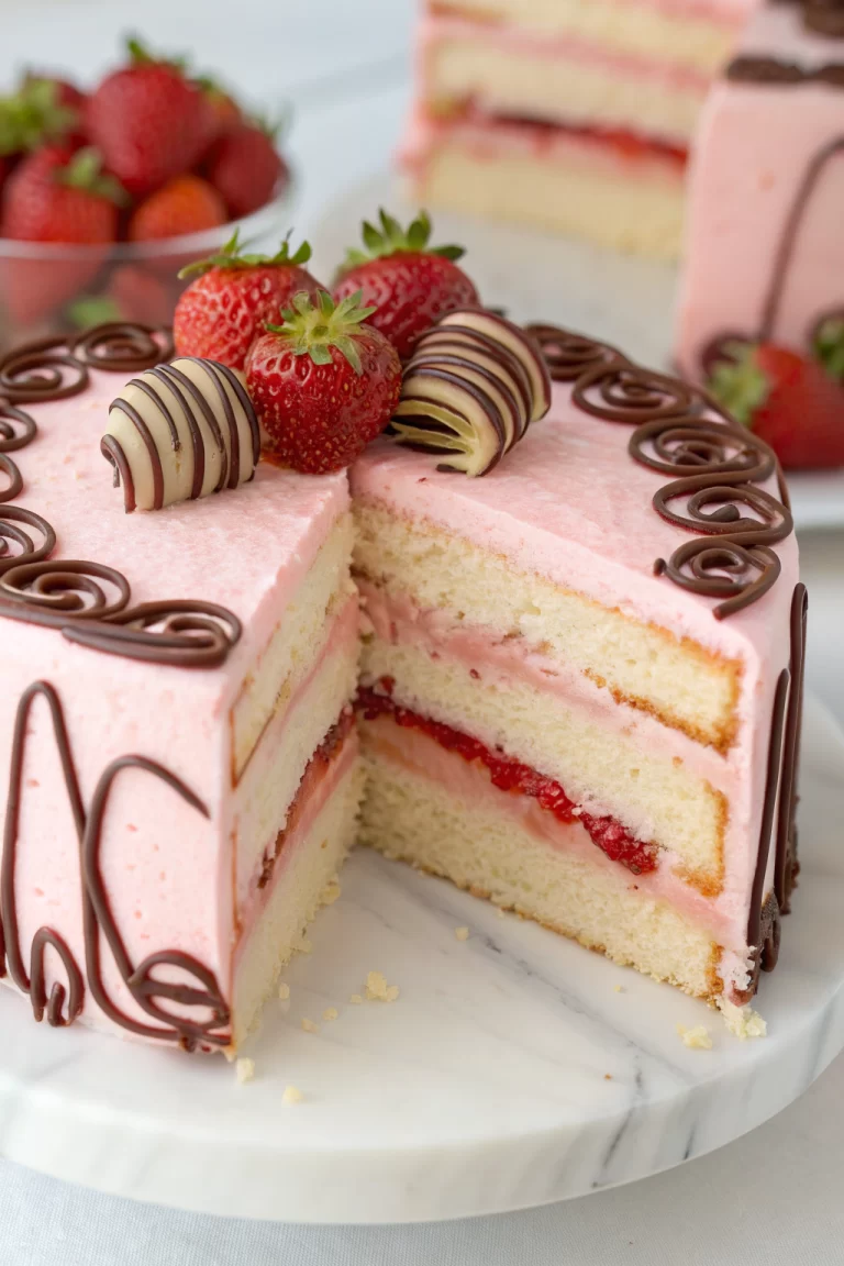 Strawberry Sponge Cake Recipe