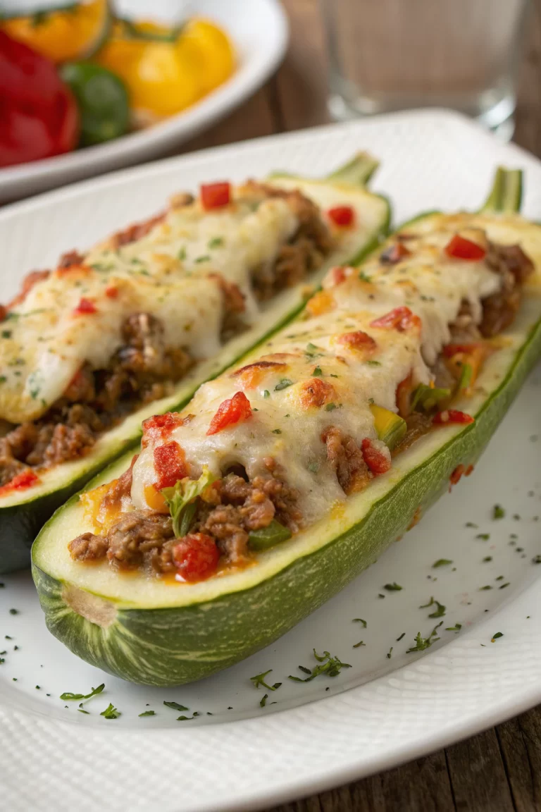 Stuffed Zucchini Boats Recipe