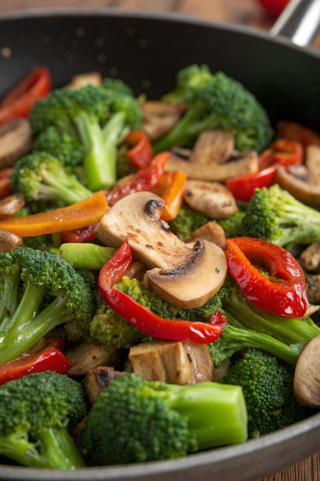 Broccoli and Mushroom Stir Fry