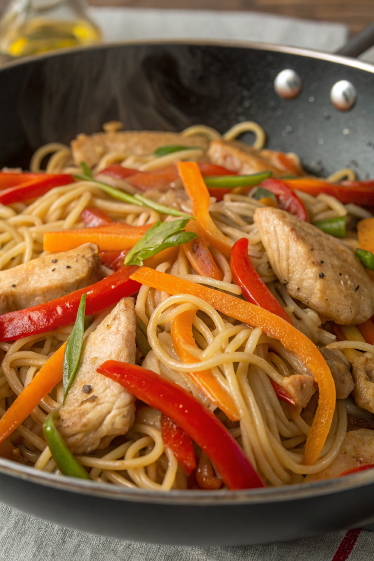 Chicken Noodle Stir Fry Recipe