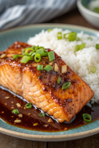 High Protein Honey Garlic Salmon Recipe