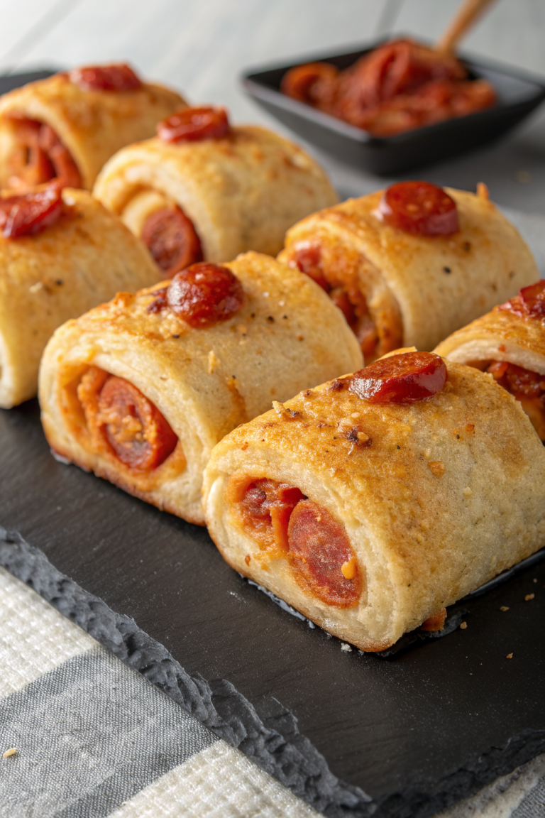 High Protein Pepperoni Pizza Rolls Recipe