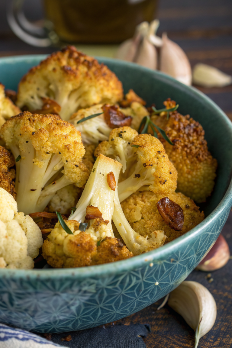 Honey Curry Roasted Cauliflower Recipe