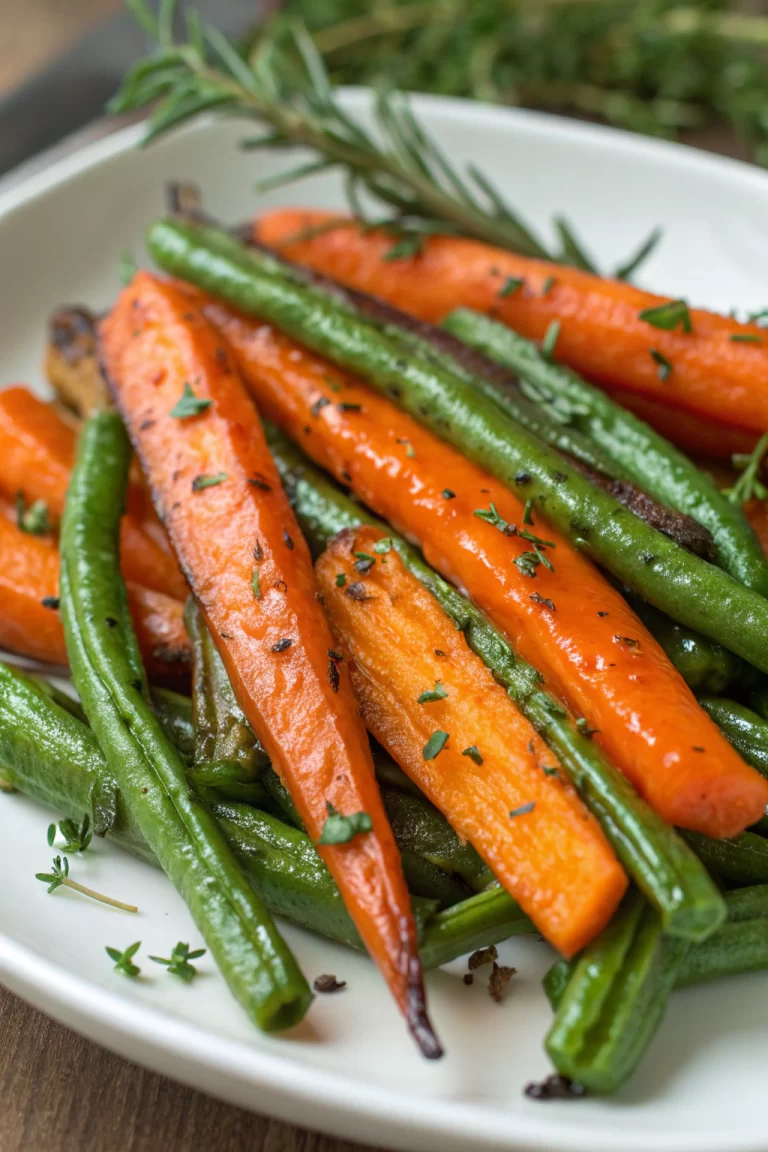 Honey Glazed Carrots & Green Beans