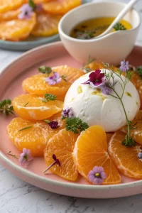 Mandarin Fennel Burrata Salad