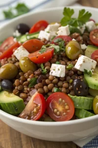 Mediterranean Lentil Salad