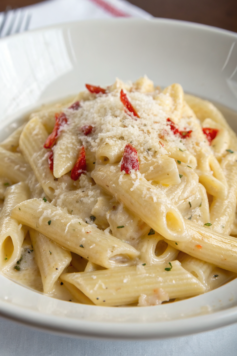One Pot Creamy Garlic Pasta Recipe