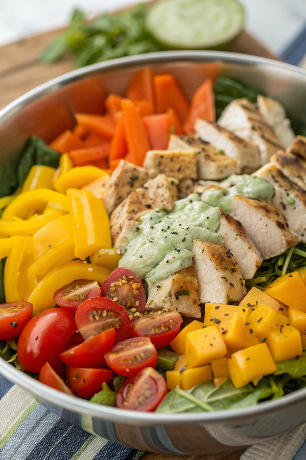 Peruvian Grilled Chicken Salad Recipe