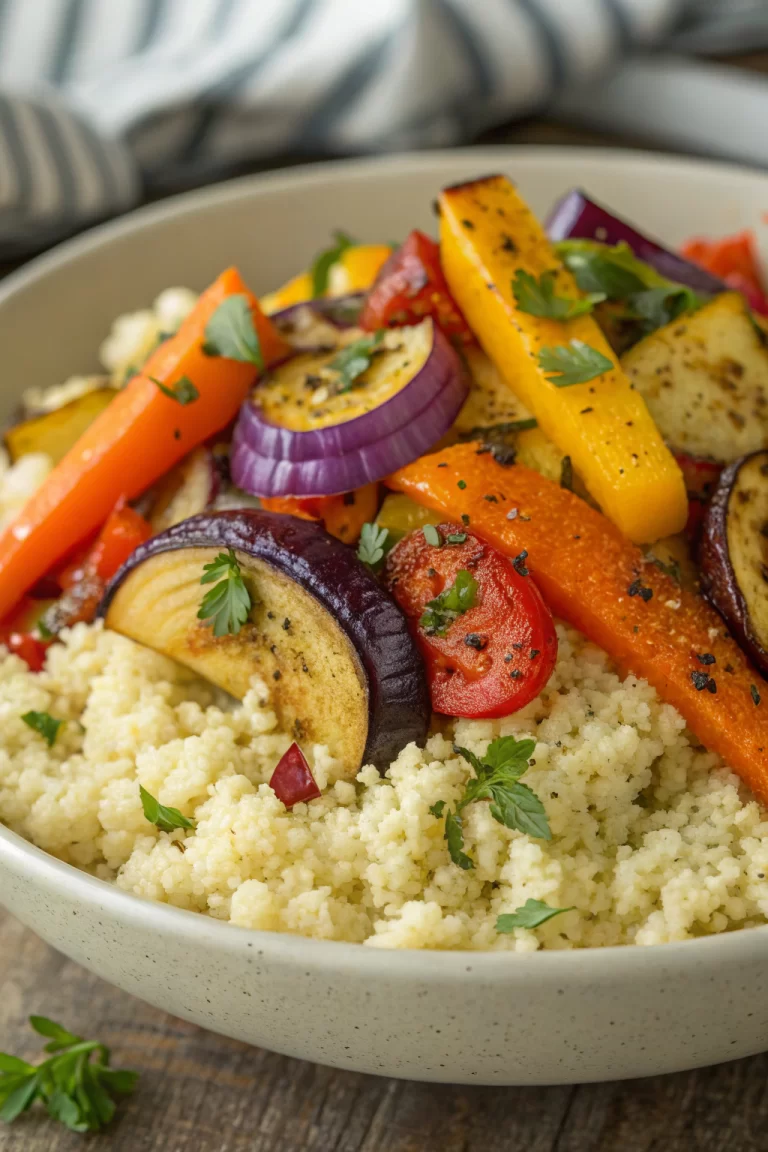 Roasted Vegetable Couscous Bowl Recipe
