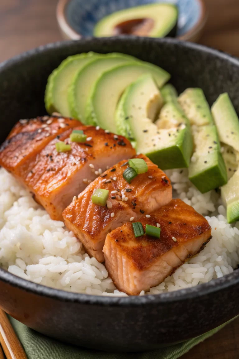 Salmon Rice Bowls Recipe