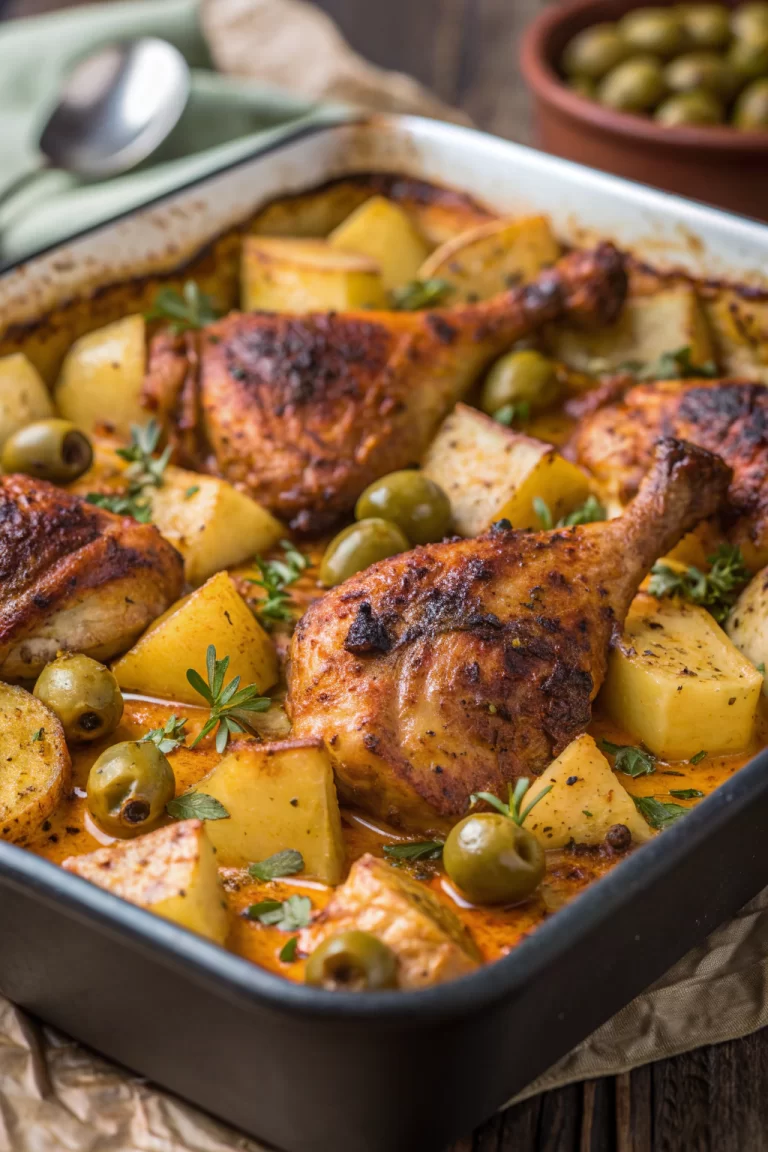 Sheet Pan Lemon Balsamic Chicken and Potatoes.