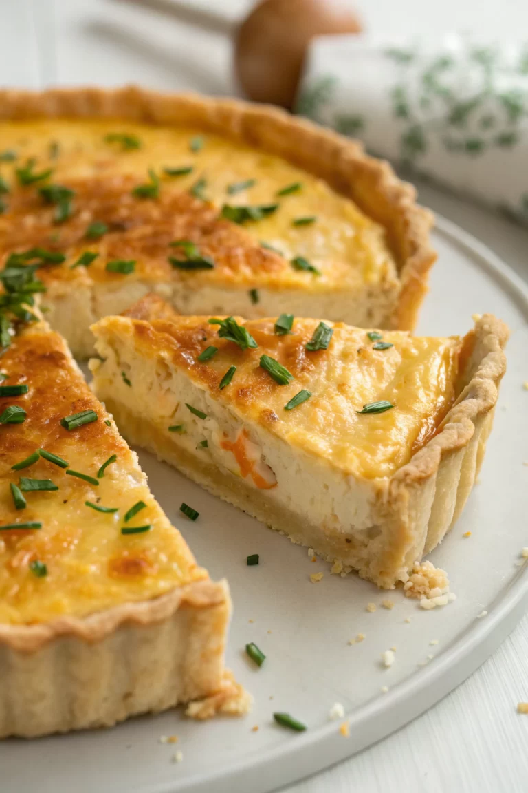 Tasty Spinach Mushroom Quiche