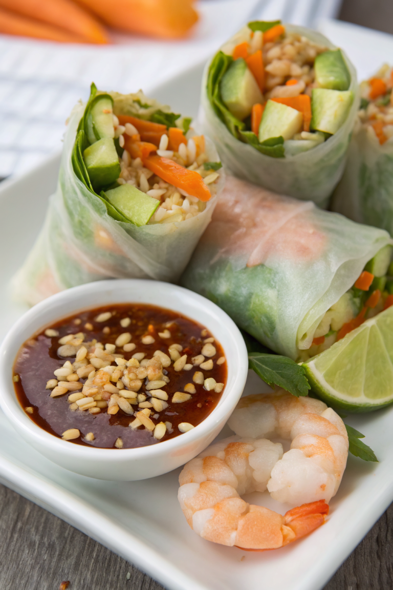 Vietnamese Summer Rolls with Chicken
