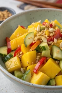 Zesty Thai Mango Salad with Crunchy Peanuts