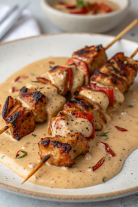 Bang Bang Chicken Skewers Recipe
