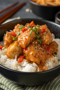 Bang Bang Chicken with Rice