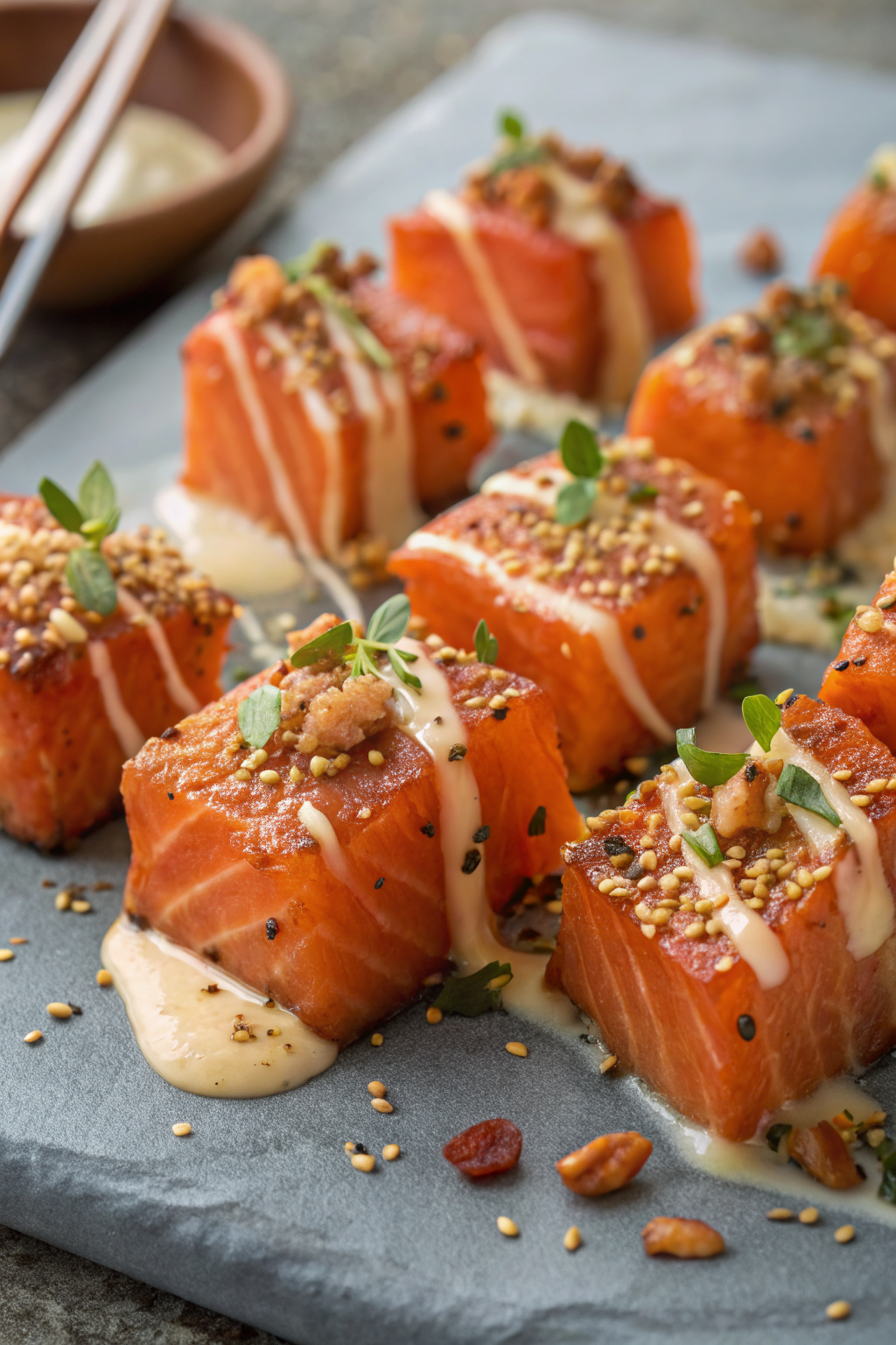 “Bang Bang Salmon Bites Bowls Recipe