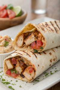 Chipotle Ranch Grilled Chicken Burrito Recipe