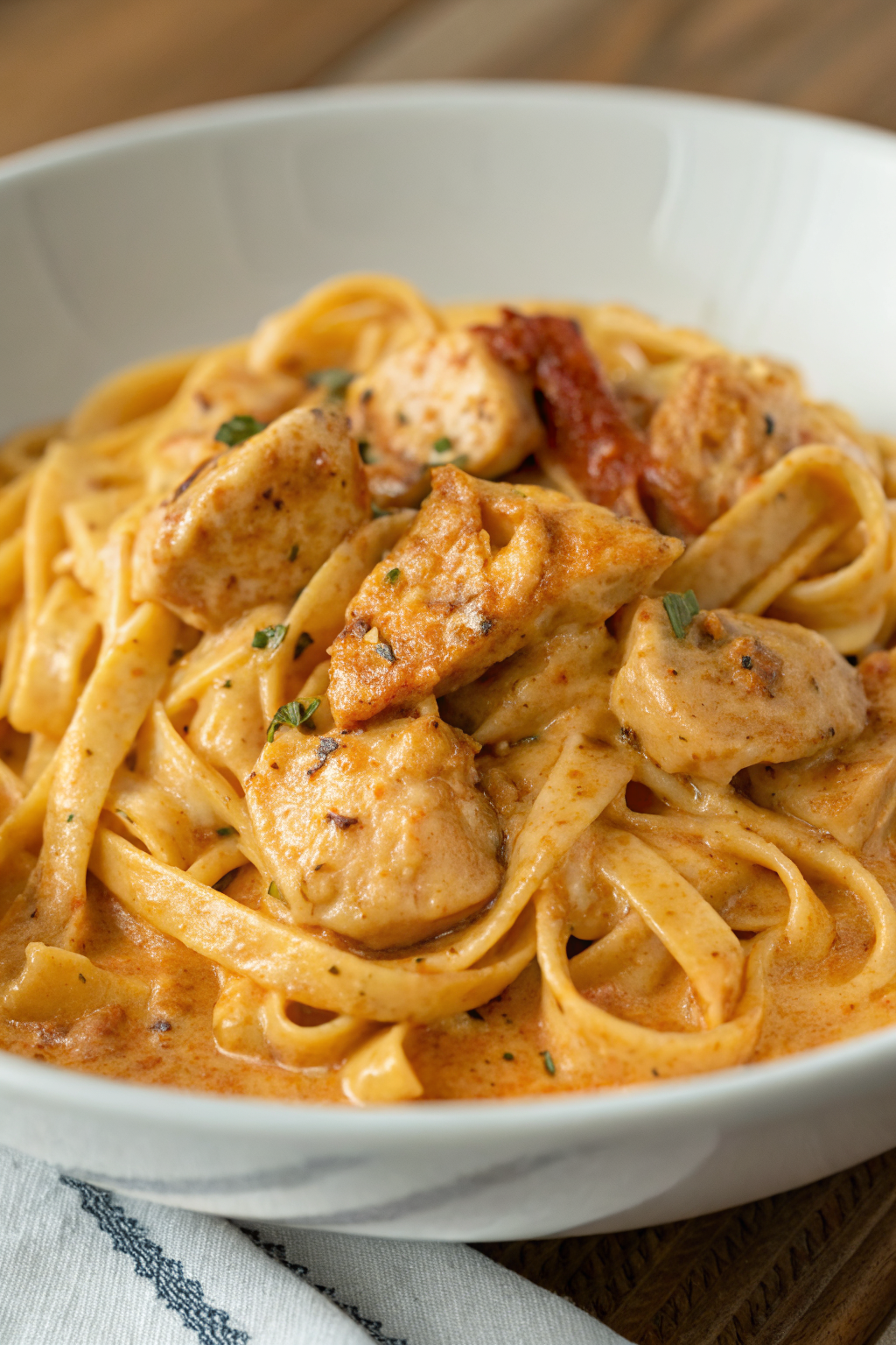 Cowboy Butter Chicken Linguine Recipe