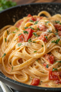 Creamy Tomato Garlic Pasta Recipe