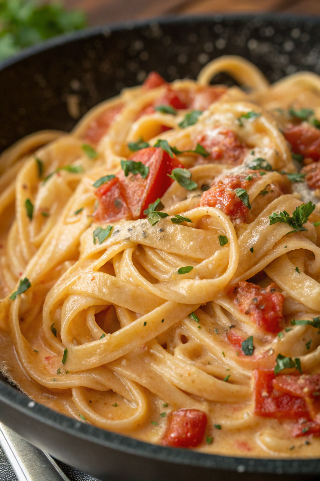 Creamy Tomato Garlic Pasta Recipe