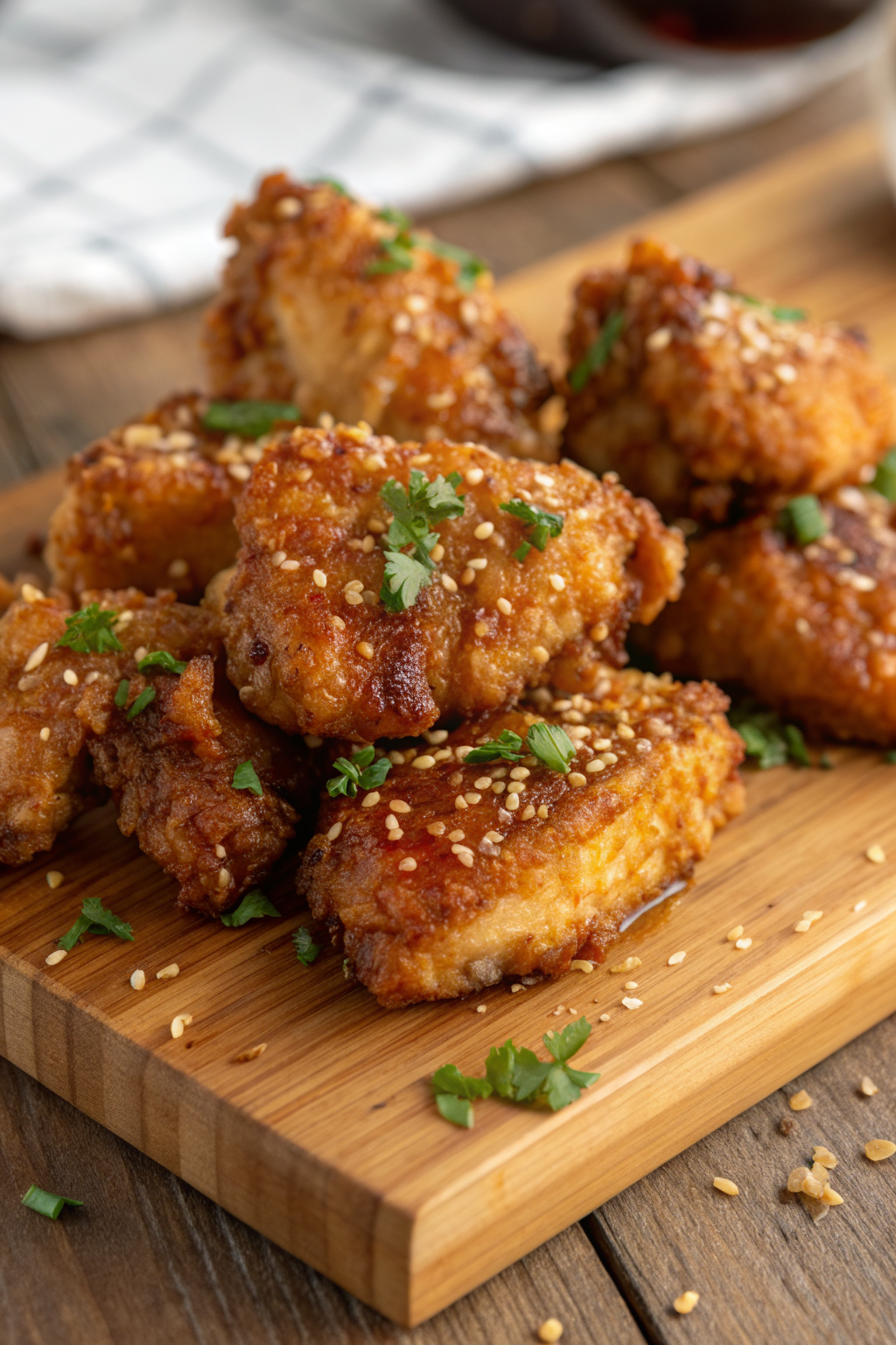 Crispy Honey Garlic Chicken Recipe
