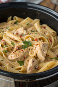 Crock Pot Creamy Cajun Chicken Pasta Recipe