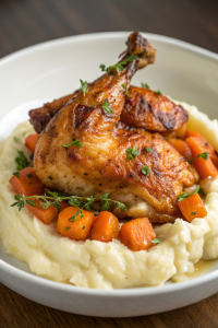 Garlic Herb Chicken & Carrot Plate