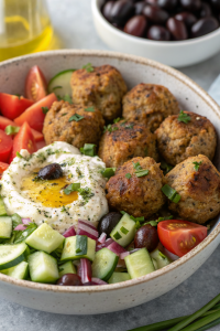 Greek Meatball Bowl Recipe