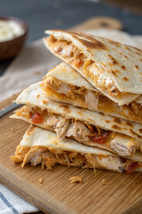 High-Protein Chicken Ranch Quesadilla Recipe