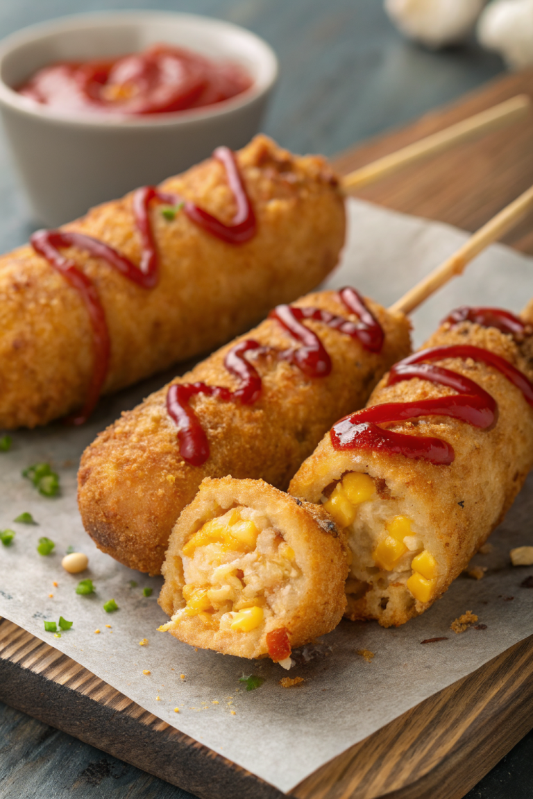 Korean Corn Dog Recipe