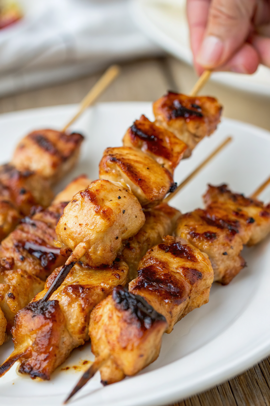 Lemon Pepper Chicken Skewers Recipe