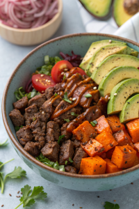 Spicy Ground Beef Hot Honey Bowl Recipe