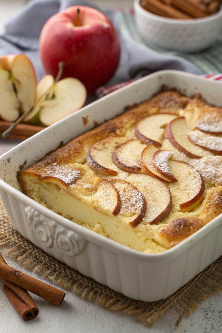 Apple Cinnamon Cottage Cheese Bake