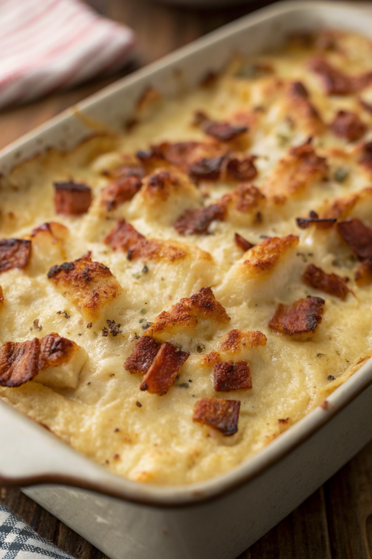 Baked Chicken Alfredo