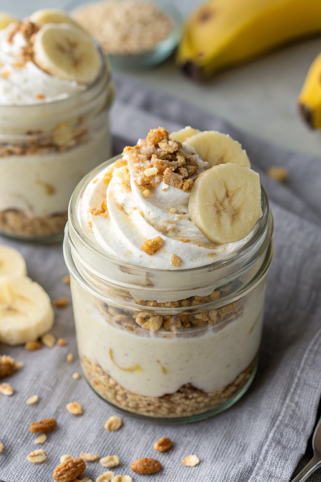 Banana Cream Pie Overnight Oats
