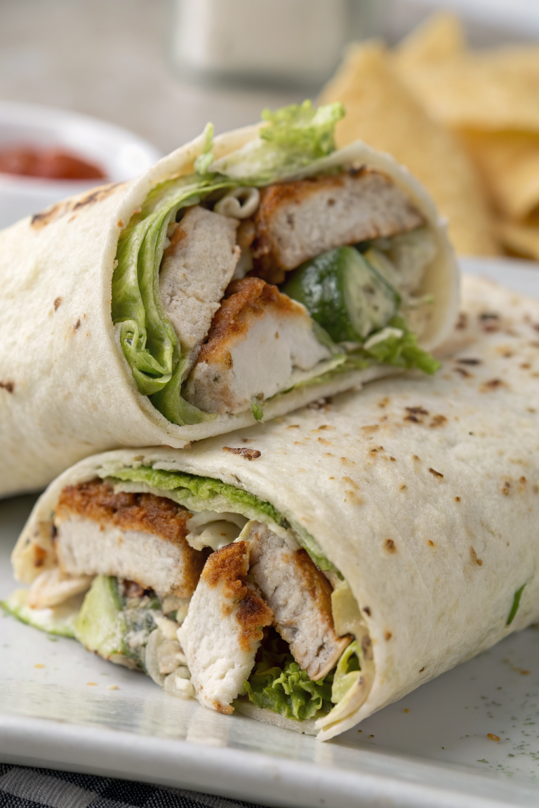 Chicken Caesar Wraps