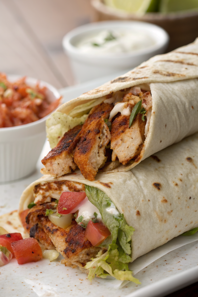 Chipotle Ranch Grilled Chicken Burritos