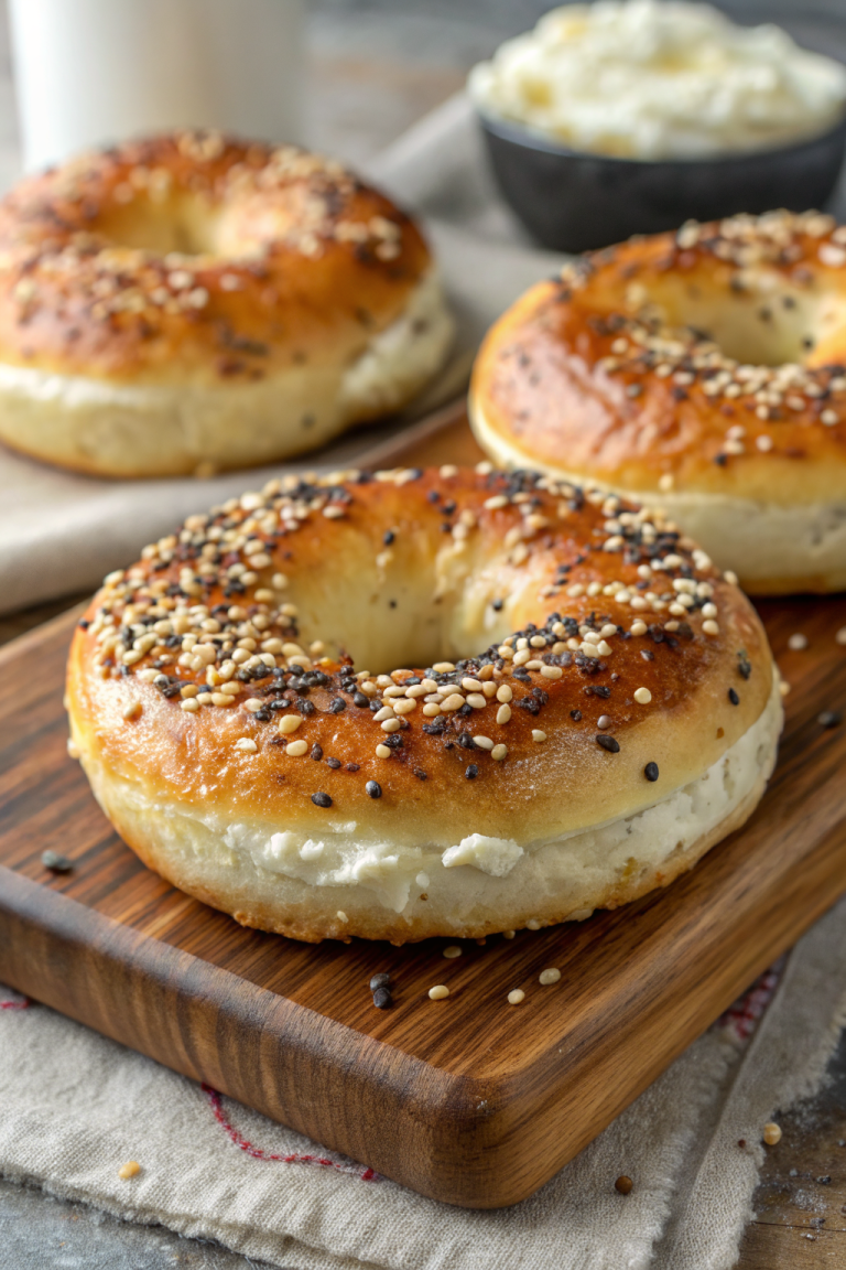 Cottage Cheese Bagels