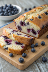 Cottage Cheese Blueberry Bread