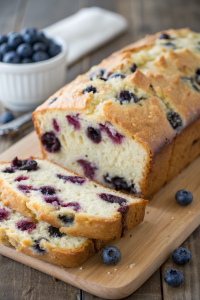 Cottage Cheese Blueberry Bread