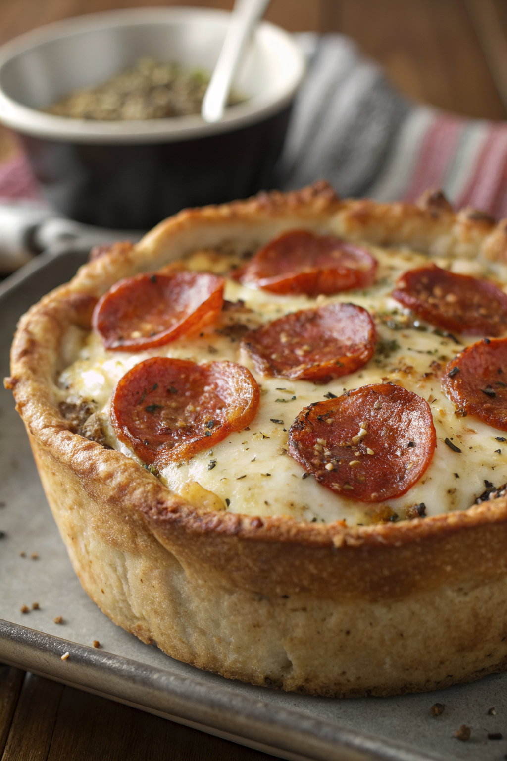 Cottage Cheese Pizza Bowl