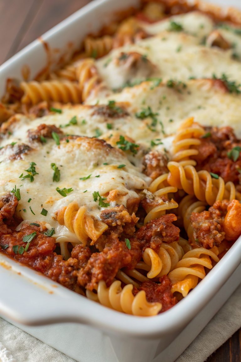 Cottage Cheese Protein Pasta Bake