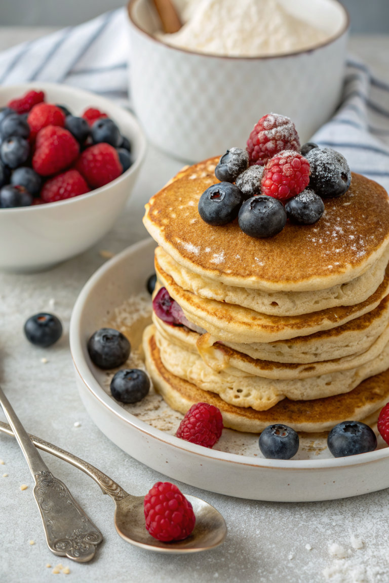 Fluffy Protein Pancakes