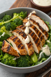 Grilled Chicken Broccoli Bowls