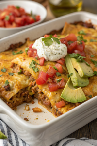 Ground Chicken Taco Casserole