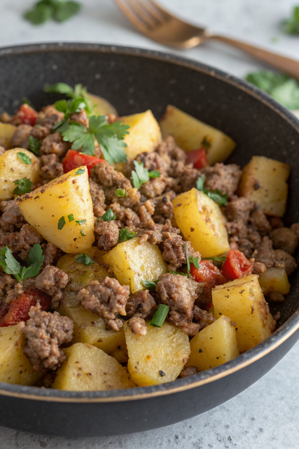 Hearty Ground Beef and Potatoes