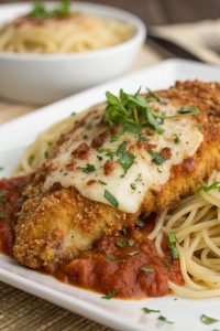High Protein Chicken Parmesan Casserole